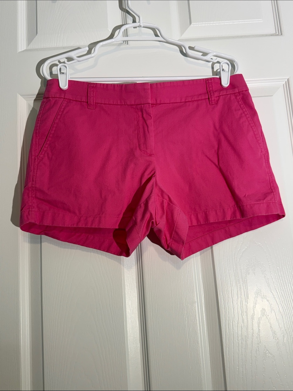J. Crew Bright Pink Chino Cotton Shorts